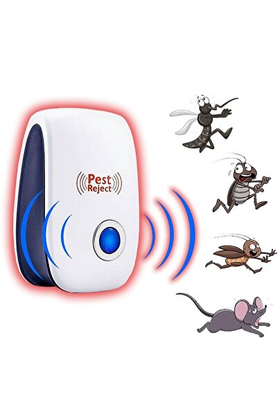 Pest Reject جهاز طرد الحشرات الإلكتروني بالموجات فوق الصوتية مع إضاءة ليلية -...
