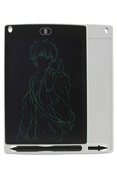 Generic لوحة كتابة يدوية من الكريستال السائل مقاس 8.5 بوصة، بيضاء، 140 جرامًا