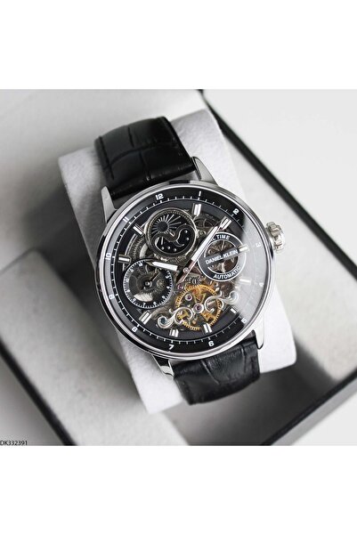 Daniel Klein Dk332391 Leather Band Automatic Men's Wristwatch