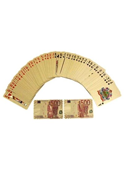 Generic أوراق لعب مطلية بالذهب ومقاومة للماء
