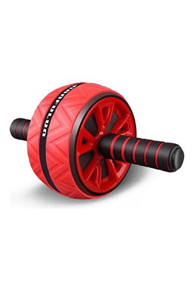 LIXADA عجلة تمارين البطن 22×18×15 سم (أحمر/أسود)