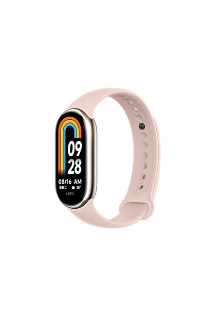 PHN MAG Silicone strap with metal pin, compatible with Xiaomi Mi Band 8 / 9 / 10, PHN Mag, Pink