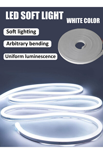 Generic (16.4ft/5M) LED Strip Light 12V Neon Strip Light IP65 Waterproof Neon Rope Light Cuttable White/Warm