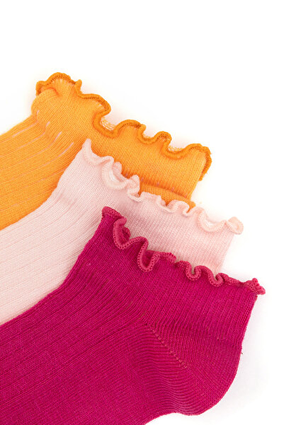 U.S. Polo Assn. Girl's Pink Booties Socks 50318073-Vr041