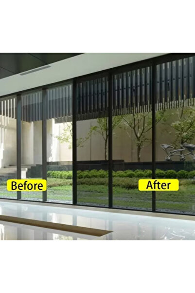 LILY Reflective Window Film for interior installation and UV solar protection BLACK 45 x 300 cm
