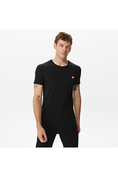 Guess Organic Stretch Jersey Erkek Siyah T-Shirt