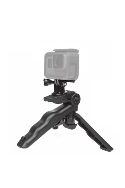 XTW Suport 2 în 1: Trepied + Mâner + Stick selfie (75-160 mm, 1/4") - Negru