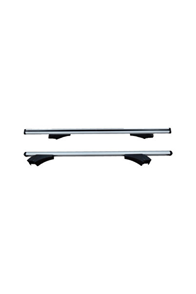 Lumi LUXURY Universal aluminum roof rack set with key 120cm, mounting over longitudinal bars