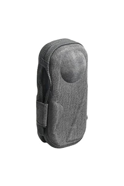 XTW Geantă de transport de protecție pentru camerele de acțiune Insta360 One X4/X3/X2/X1, 13,8x7,1x5,5 cm, Gri închis