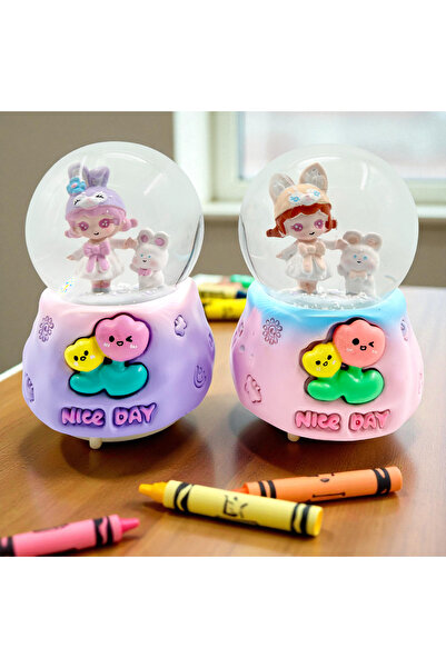 Sense Orta Boy Işıklı Sesli Kar Küresi