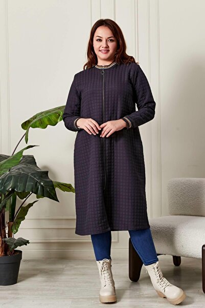 Ferace Γυναικείο καπάκι με φερμουάρ μεγάλου μεγέθους