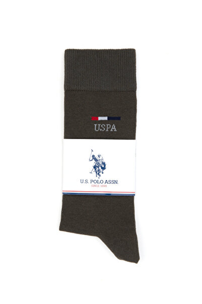 U.S. Polo Assn. Men's Khaki Socks 50317939-Vr027