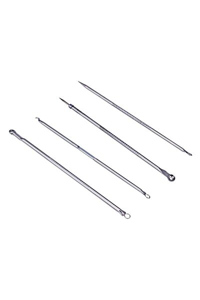 bestpriceam مجموعة إزالة الرؤوس السوداء والبقع من 4 قطع فضية 13 سم