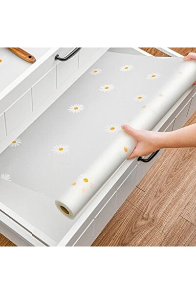 OEM Set of 2 Transparent Foil Flowers Pattern 45 x 300 cm