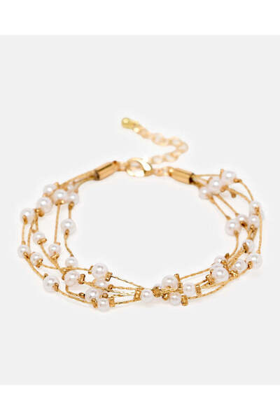 REDTAG سوار نسائي مزين بالذهب