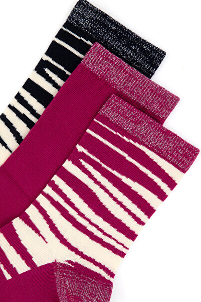 U.S. Polo Assn. Women's Fuchsia Socks 50318013-Vr023