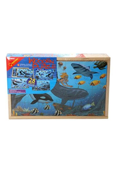 Generic ألغاز الصور المقطوعة الخشبية 4 في 1