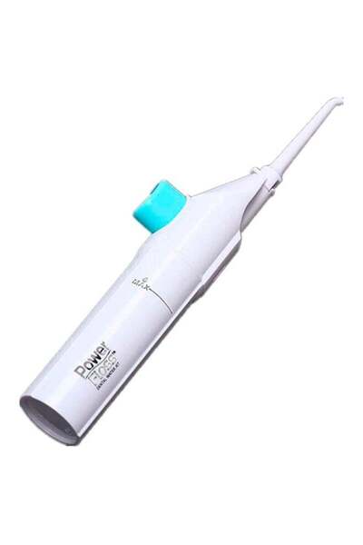 Power Floss سلك تنظيف الأسنان بتقنية جيت فلوسر إير باللون الأبيض