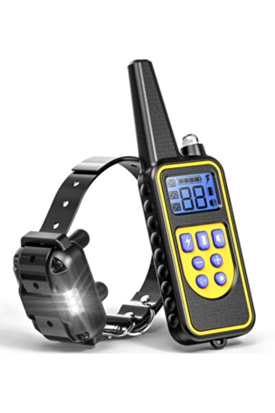 Mihai Rechargeable Electric Collar For Dog Training Long Battery Life Rain Resistance