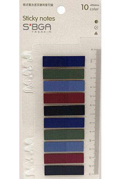 sibga tasarım Transparent Colored Postit Post-it Post It.Bookmark Bookmark Postit Sticker Note Paper 200 Sheets