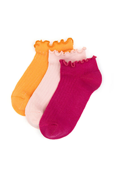 U.S. Polo Assn. Girl's Pink Booties Socks 50318073-Vr041