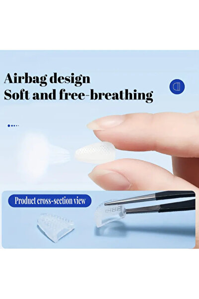 LUMAKS Silicone Glasses Nose Pad Anti-Slip, Anti-Sweat, Soft and Comfortable Nose Pad Black 1 Pair