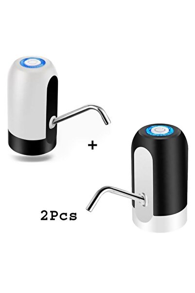 AGD 2-Piece Portable Automatic Electric Pumping Water Dispenser USB Charging ...