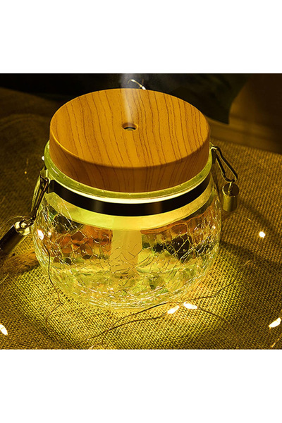 Mihai Humidifier with 8 LEDs 2W ABS 400 ml Transparent ANDOWL QZJ987