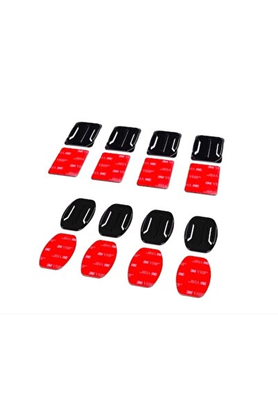 Alta 3M quick-release adhesive mounts, 8 pcs (4 curved + 4 flat) for GoPro/DJ...
