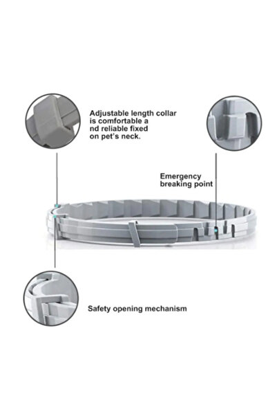 MANDU Set of 2 x DOG collars against fleas and ticks 62 cm / 60 grams Antiparasitic