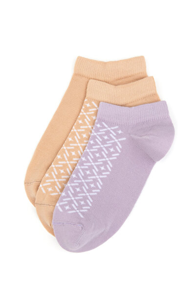 U.S. Polo Assn. Women's 3-Piece Booties Socks 50317977-Vr245