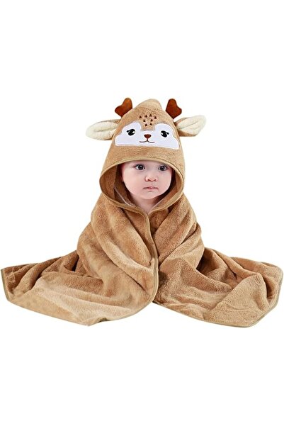 Arabest Rayyan New cartoon Baby Cape, Children's Hooded Cloak,Cartoon Baby Coral Fleece Kids Bath Towel