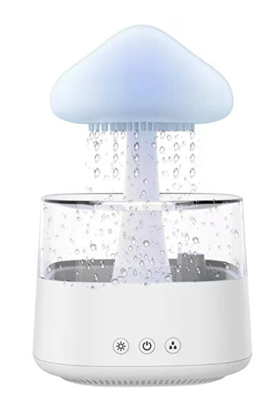 HASSAN MUSHROOM style humidifier made of ABS with remote control 450 ml white