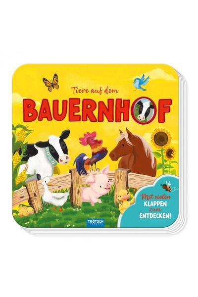 Troetsch Verlag Mein erstes Klappenbuch. Tiere auf dem Bauernhof