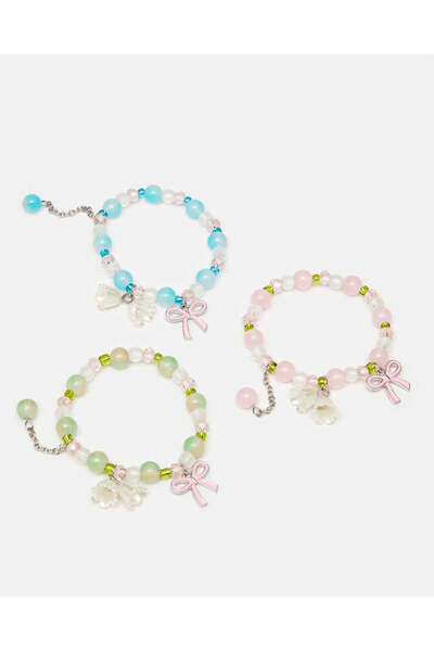REDTAG Girls Assorted Bracelet Set (Pack of 3)