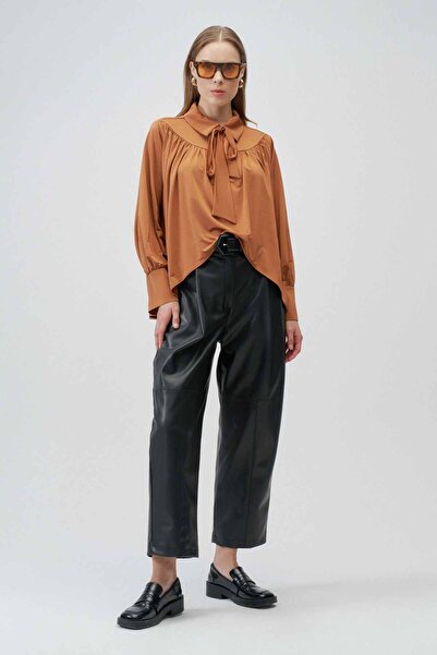 Merve DAĞLI Midnight Trace Black Pants