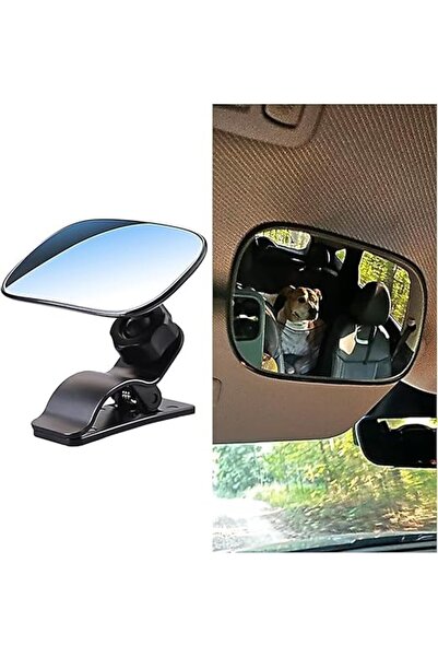 tewiaii مرآة الرؤية الخلفية للأطفال مع كوب شفط - زاوية واسعة محدبة عالية الدق...