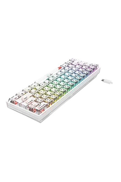 AZZHAAR Wired Gaming Keyboard with 61 Keys and RGB Backlit LED for PC, Laptop, and Mac