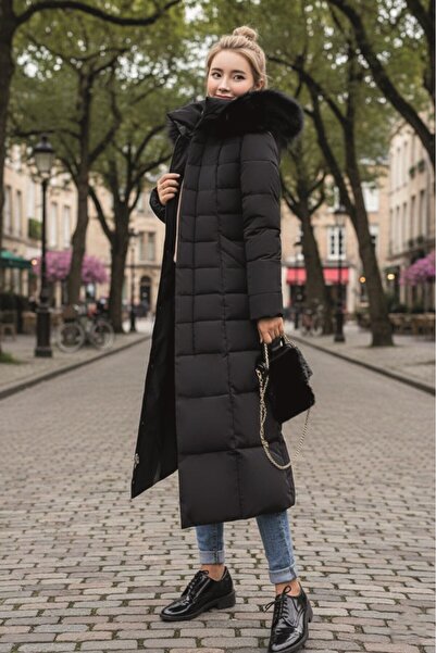 Toridas Casual Winter Full Length Women's Puffer Jacket