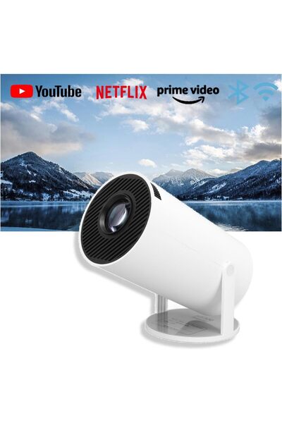 Generic Mini Projector Android 11 Portable 4K/1080P Support Wi-Fi Bluetooth 180° Rotatable