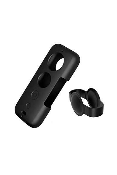 XTW Husă de protecție din silicon pentru camera de acțiune Insta360 One X / One X1, neagră