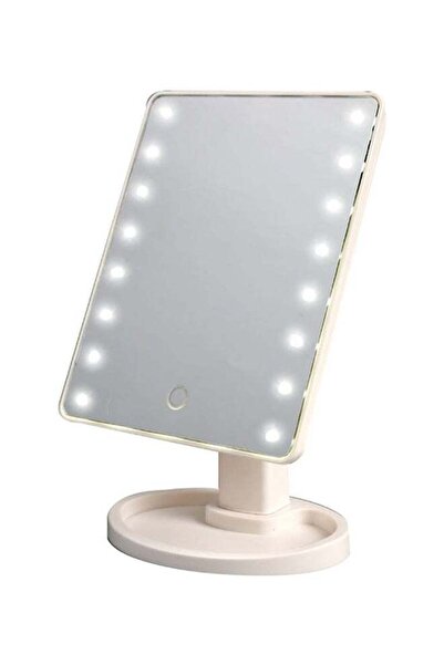 Generic 16-LED Touch Sensor Makeup Mirror - White