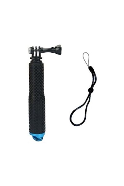 XTW Selfie Stick 28-92 cm — Black/Blue, Mount for Action Cameras & Smartphones