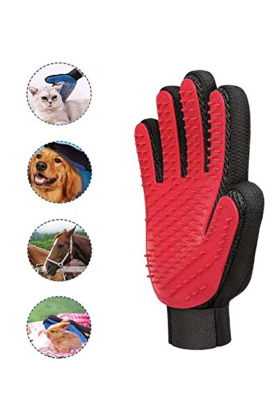 AGD قفاز العناية بالحيوانات الأليفة - فرشاة لطيفة لشعر الكلاب والقطط (اليد ال...