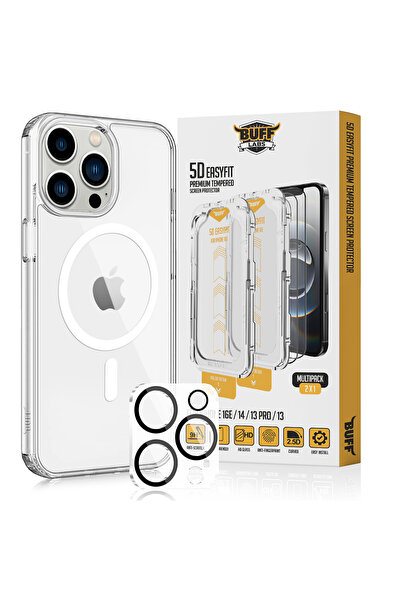 Buff Labs Buff iPhone 13 Pro Avantaj Paket - MagSafe Kılıf + Ekran Koruyucu +...