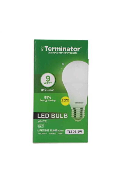 Terminatör Terminator LED Bulb, 85 Percent Energy Saving Light- 9 Watts