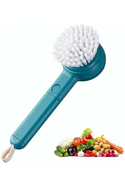 Arabest Vegetable Brush, Brush Fruit and Vegetable Scrubber with Peeler Long Handle Kitchen Cleaning Brush