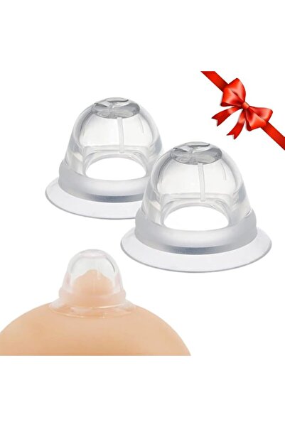 Pnrskter Inverted/Flat Nipple Corrector for Breastfeeding (One Pair with Travel Pouch)