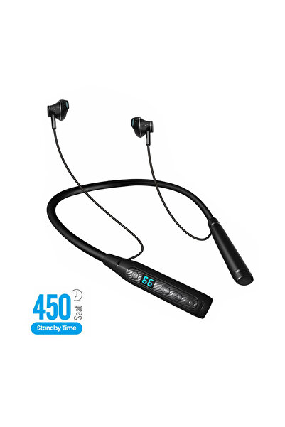 Lucatech 450 SAAT Boyundan Askılı Bluetooth Kulaklık — iPhone 11 Pro Max / XR / X (Günlük Ses Koruma)