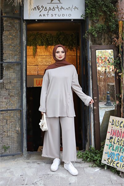 NİSUM MODA Buttoned Modal Suit